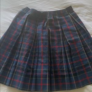 Dennis plaid uniform skirt. In good condition.